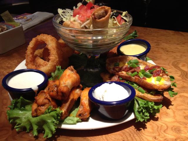 Jumbo Combo Sampler at The Hard Rock Cafe Jumbo Combo Sampler at The Hard Rock Cafe