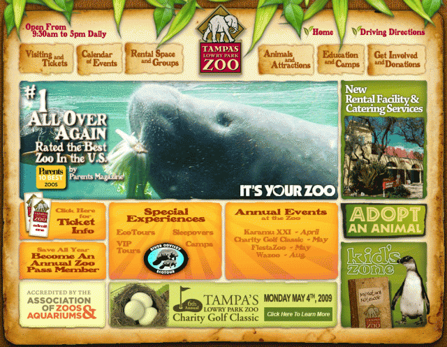 Lowry Park Zoo Website Lowry Park Zoo Website