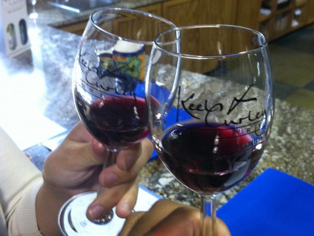 Wine at Keel & Curley Wine at Keel & Curley
