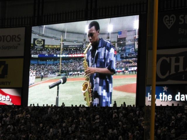 BK Jackson performs the National Anthem BK Jackson performs the National Anthem