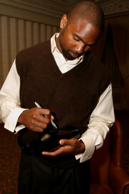 Charles Woodson at Jackson's Bistro Charles Woodson at Jackson's Bistro