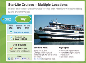 Starlite Cruises Groupon Deal Starlite Cruises Groupon Deal