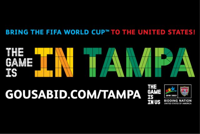 THE GAME IS IN TAMPA THE GAME IS IN TAMPA