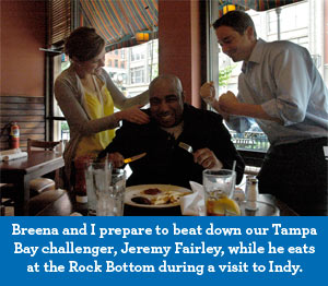 Jerm Devours the IACVB Staff at Lunch! Jerm Devours the IACVB Staff at Lunch!