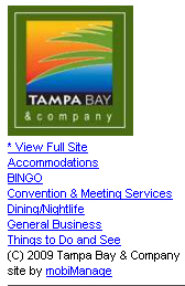 The New Simplified Mobile Interface from Tampa Bay & Company The New Simplified Mobile Interface from Tampa Bay & Company