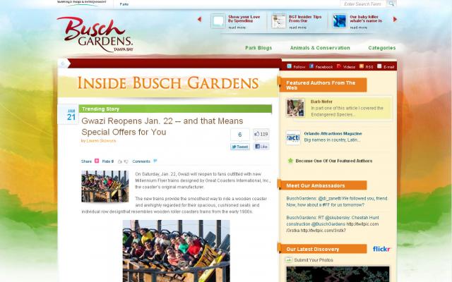 Busch Gardens Tampa Bay Blog Busch Gardens Tampa Bay Blog