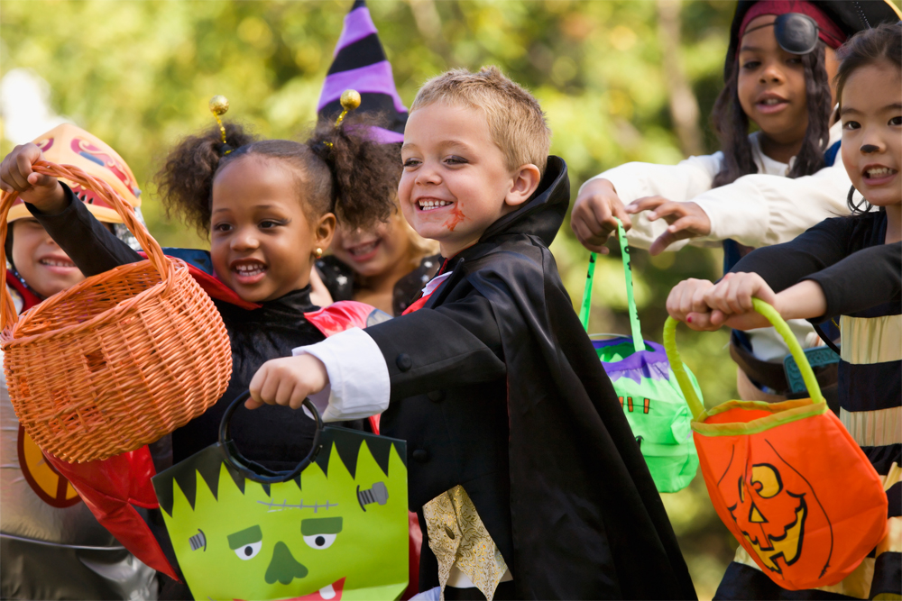 Campbell reminisces on trick-or-treating as a kid in Texas