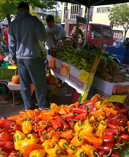 Chat with local farmers