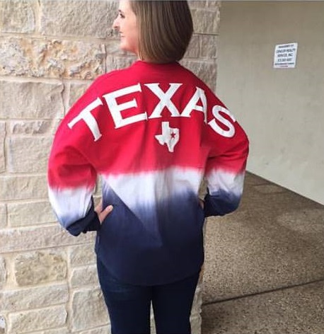 texas ombre jersey
