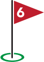 Golf Flag #6