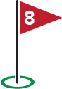 Golf Flag #8