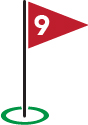 Golf Flag #9