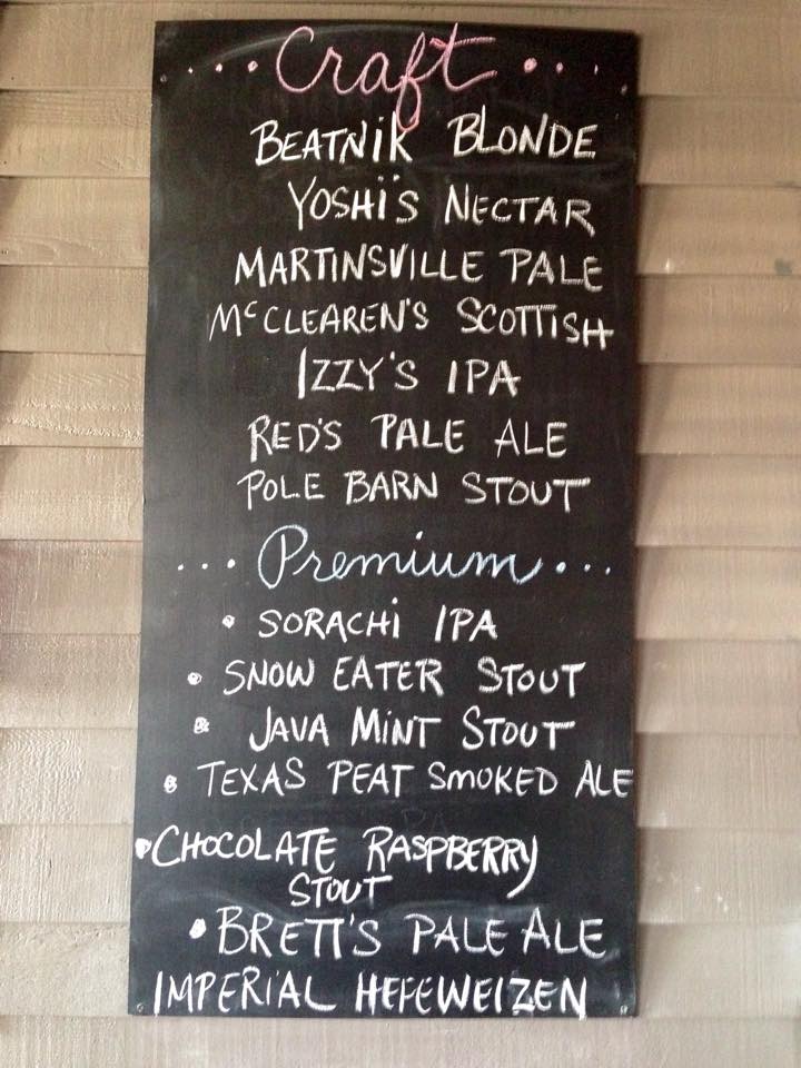Beer varieties frequently change at Three Pints Brewing Company. (Photo courtesy of Three Pints' Facebook page) Craft brews at Three Pints Brewing Company in Plainfield and Martinsville, Indiana