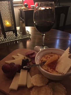 Enjoying a beautiful cheese plate and a glass of wine at CHG After Hours. Courthouse Grounds, Danville, After Hours, Dinner, Drinks