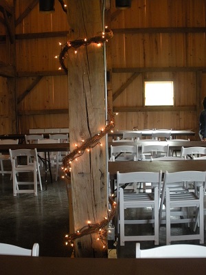 Inside the newly renovated Cartlidge Barn
