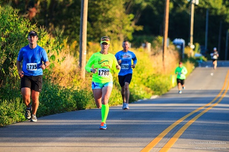 Beautiful scenery on the backroads of Hendricks County awaits Half Marathon participants. Hendricks County Half Marathon, Danville, Indiana