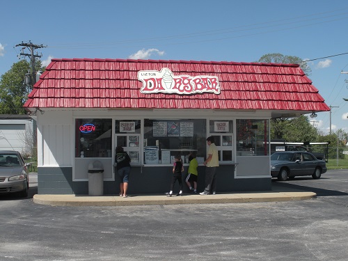 You can experience authentic small-town Americana in north west Hendricks County Lizton Dairy Bar, Lizton, Indiana