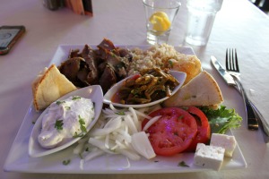 The Gyro Platter is delicious!