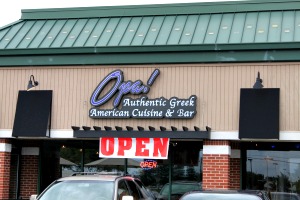 Opa is located in the Avon Crossing plaza.