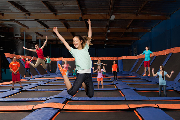 SkyZone in Plainfield allows people to literally bounce off the walls.