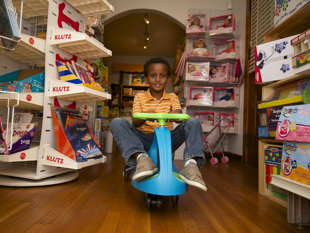 I always feel like a kid inside Wilbur's Lincolnwood Toy Store in Brownsburg.