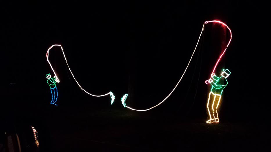 A traditional favorite Winterland Light Show Fishing