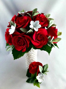 Can you believe that this bouquet of roses is made out of clay? Clay Petal Roses, Hendricks County Indiana
