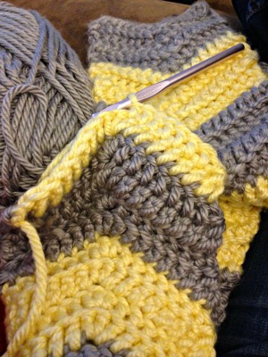 Yarn crafts are the perfect winter hobby. Taste of Nomad at Nomad Yarns in Plainfield, Indiana