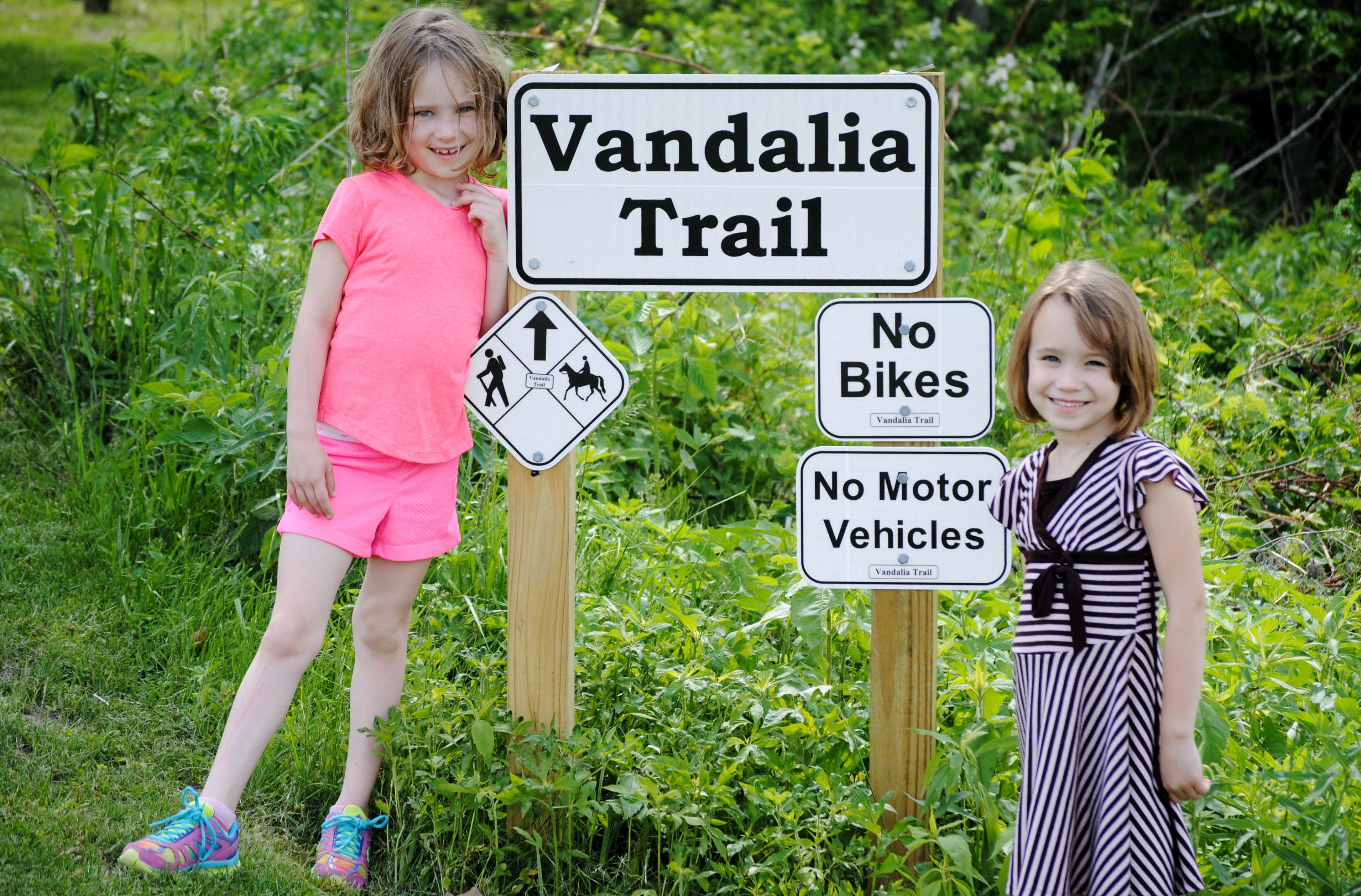 The Vandalia Trail running between Amo and Coatesville is great for hikers, equestrians and families.