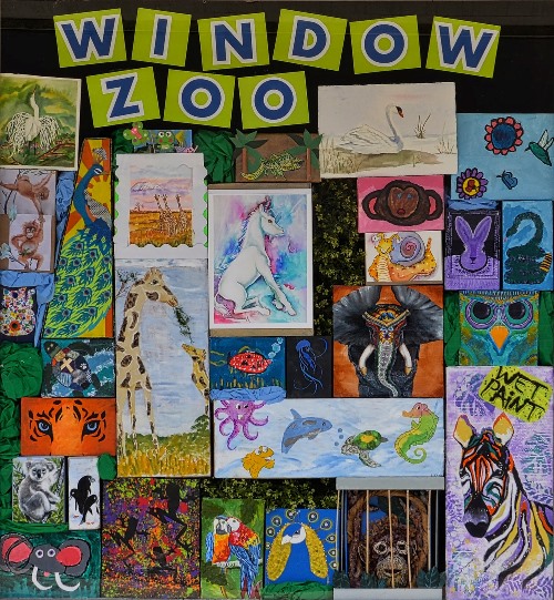 Last year's theme featured a Window Zoo. My Town design initiative and competition in Danville, Indiana