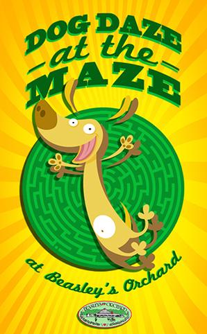Dog Daze at the Maze logo