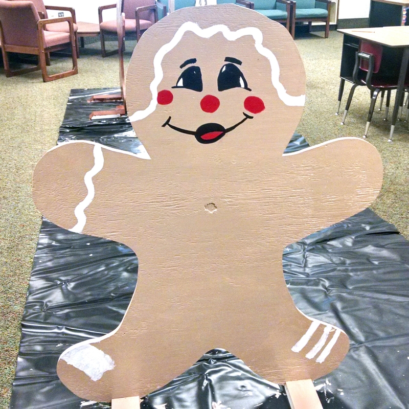 Karl the K-Kids Gingerbread Man can't wait for you to see him and his 55 friends as finished products during Christmas on the Square in Danville on Nov. 27! Karl the K-Kids Gingerbread Man can't wait for you to see him and his 55 friends as finished products during Christmas on the Square in Danville on Nov. 27!