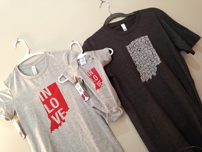 Indiana shirts Indiana T-shirts in Hendricks County, Indiana