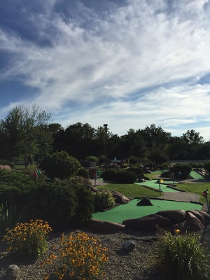 Beautiful view of the miniature golf course at Just 4 Fun. Just 4 Fun Recreation Center, Plainfield, Indiana, mini golf