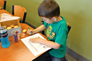 Big Apple Bagels is a great place for kids! Kids at Big Apple Bagels