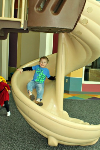 The slides are so much fun!