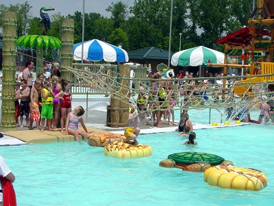 Plainfield's parks system highlighted by Splash Island keeps visitors coming back. Splash Island Family Waterpark, Plainfield Indiana