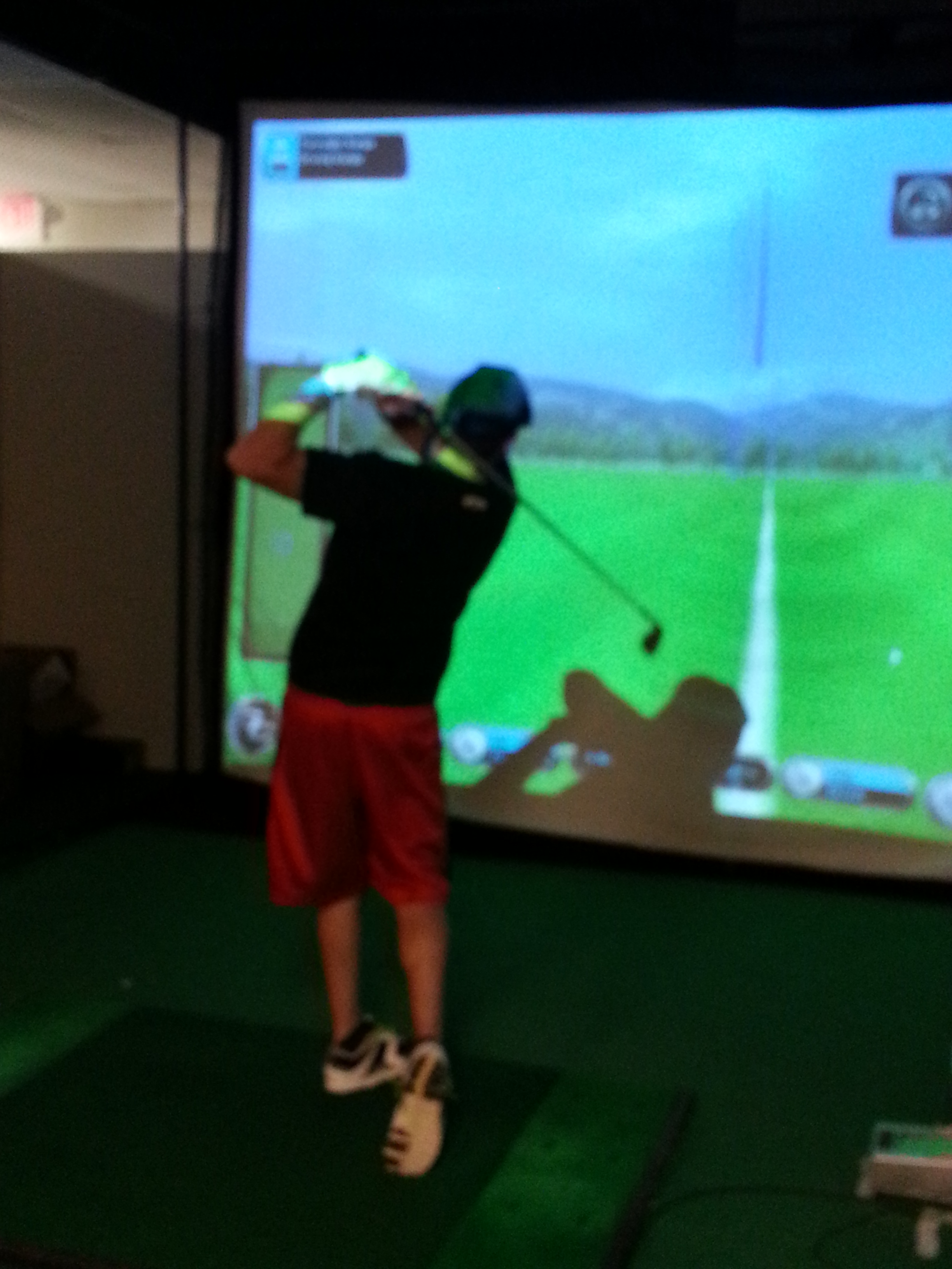 Golf simulator at Golf Etc Avon Golf simulator at Golf Etc Avon, Indiana