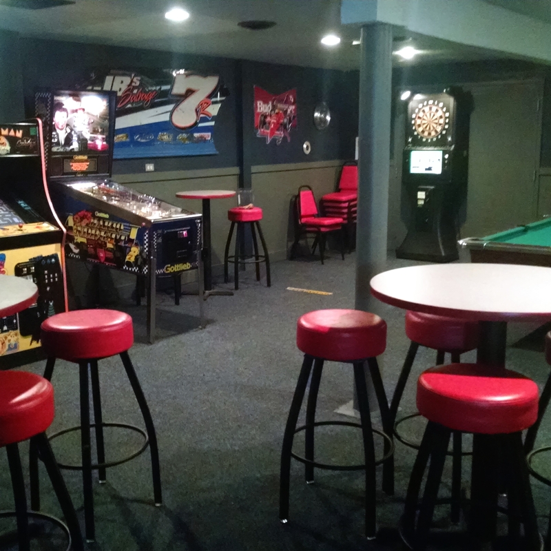 This game room in the back of Jimbo's BBQ is a fun place for kids (and adults!), as well as a great spot for a meeting.