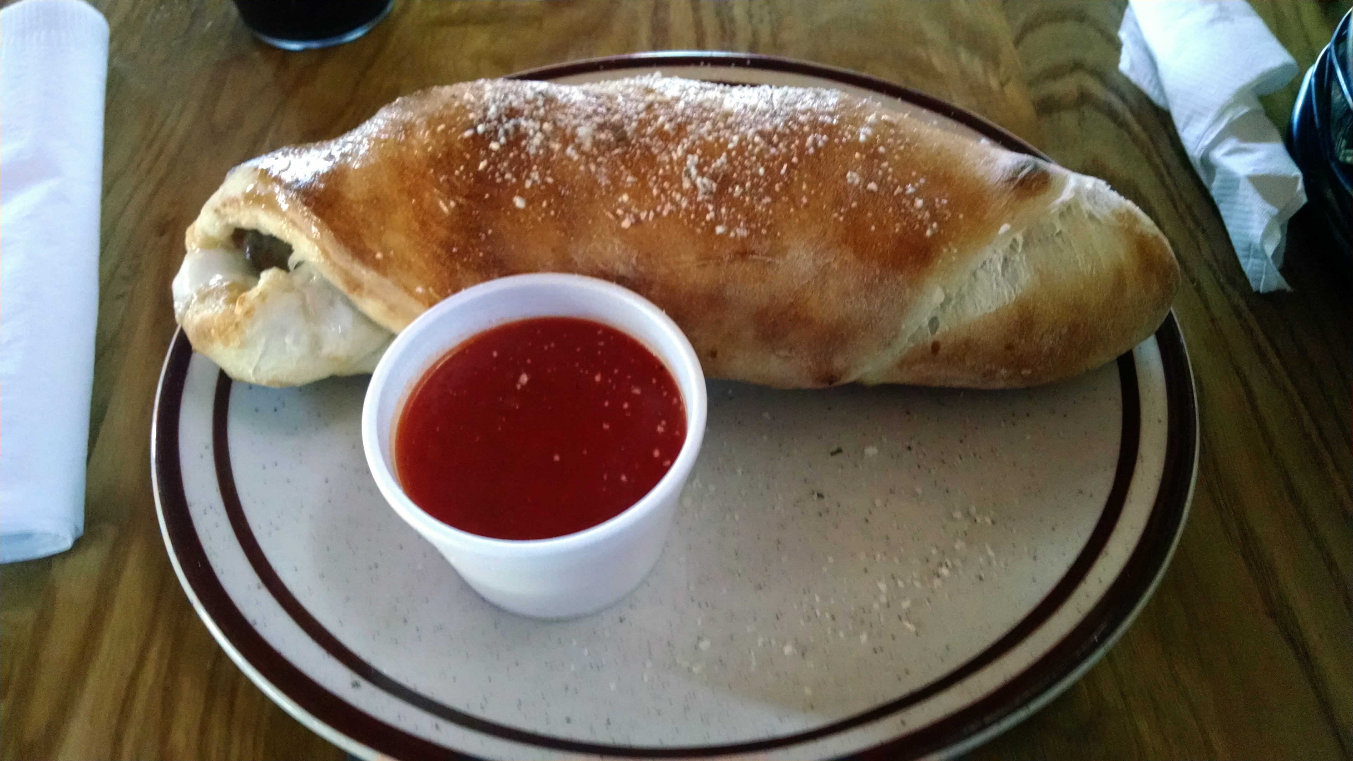This behemoth calzone is just $6.50 at Perillo's.