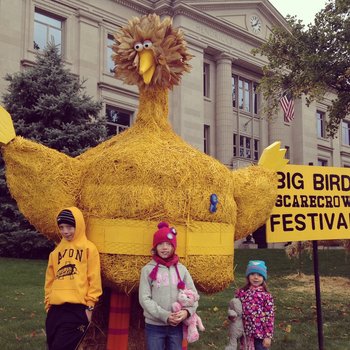 The annual Scarecrow Festival on the Hendricks County Courthouse Square in Danville is always a family favorite. Scarecrow Festival in Danville, Indiana