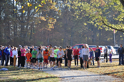 There are few places in Hendricks County that provide a more picturesque setting than McCloud Nature Park in the fall. Runners at McCloud Nature Park, North Salem, Indiana