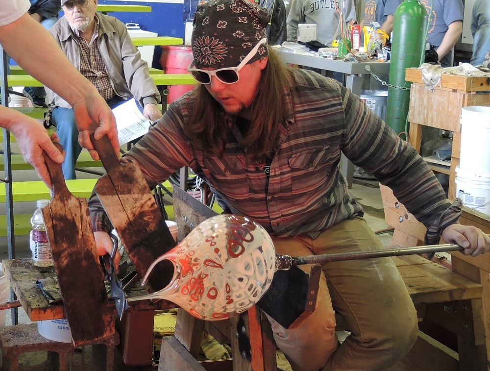 Amazing art is created at Hot Blown Glass, Ltd. in the Mill Creek area of Hendricks County.