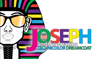 Joseph and The Amazing Technicolor Dreamcoat retells an Old Testament story. Joseph Logo