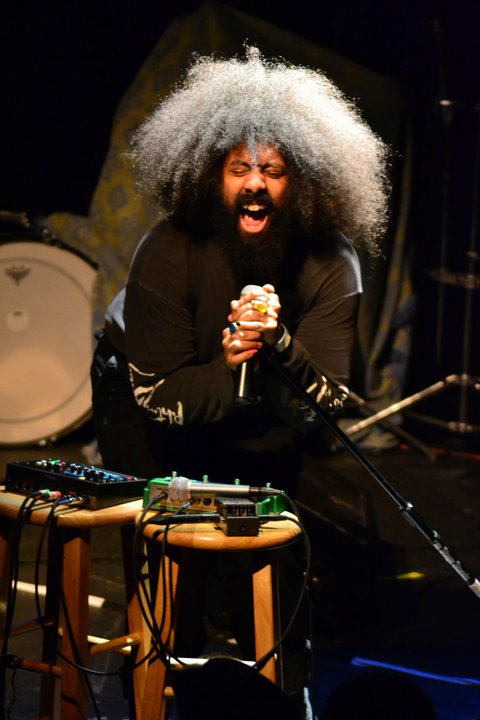 Reggie Watts performs at Fusebox Festival