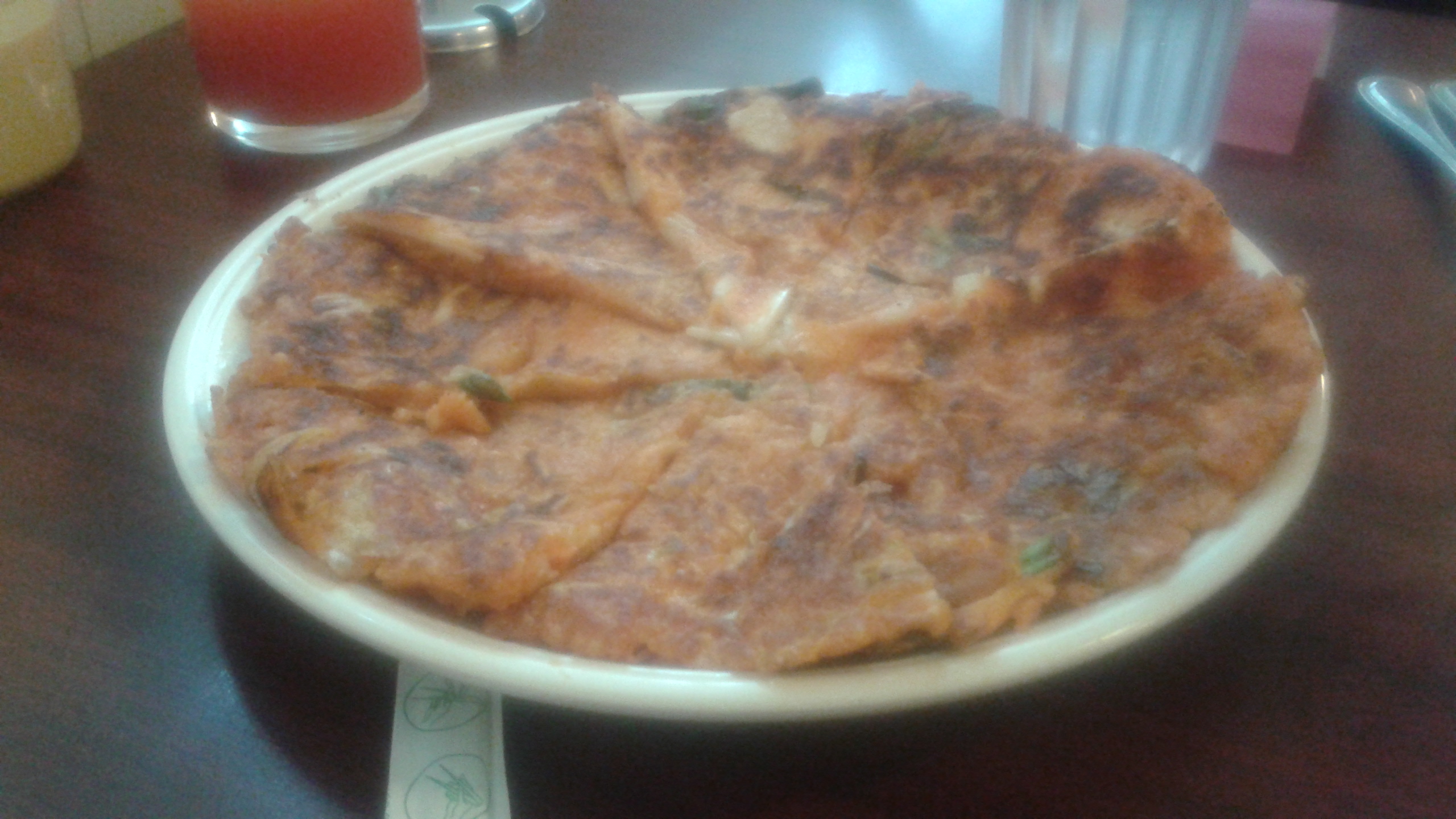 Kimchi pancake