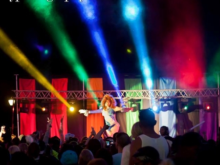 The drag show is always a highlight of Pride Fest!