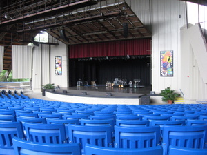 The best of both worlds - Foellinger offers covered seating in an open-air setting.