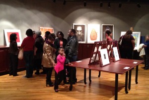 Visitors enjoy FWMoA's African American Art Exhibit