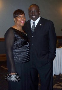 Mr. & Mrs. Jonathan Ray. Mr. Ray is CEO of the Fort Wayne Urban League